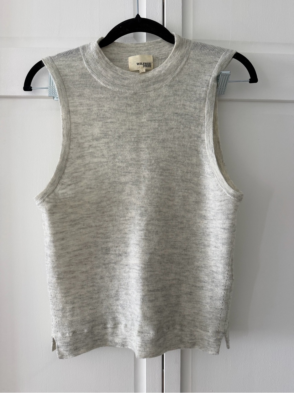 Wilfred Free Grey Marble Lightweight Knit Sweater Vest Size L